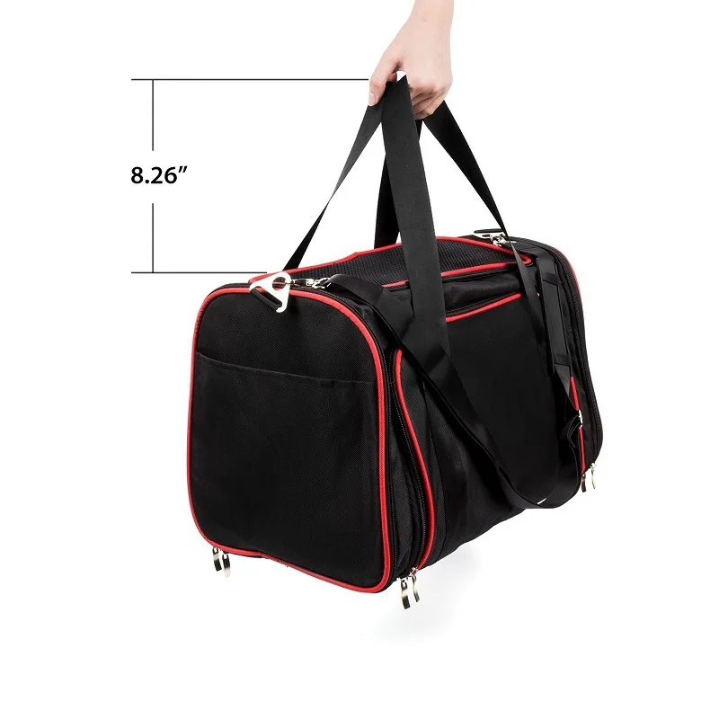 Expandable Cat Carrier Pet Carrier For Puppy Cats Soft Sided Crate Airline Approved Kennel Car Travel Bag Multifunction WLYANG Expandable Cat Carrier Pet Carrier For Puppy Cats Soft Sided Crate Airline Approved Kennel Car Travel Bag Multifunction WLYANG