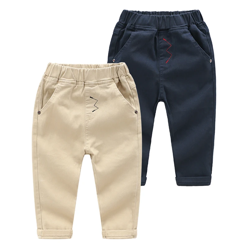 Spring autumn cotton casual pants for boys fashion kids boys pants for