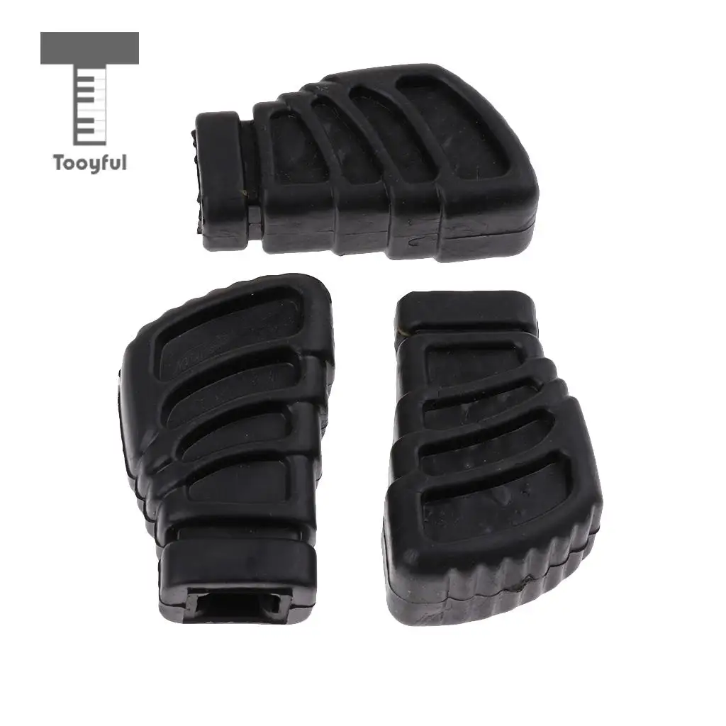 3pcs Replacement Rubber Feet for Single Braced Drum Hardware Cymbal Stands