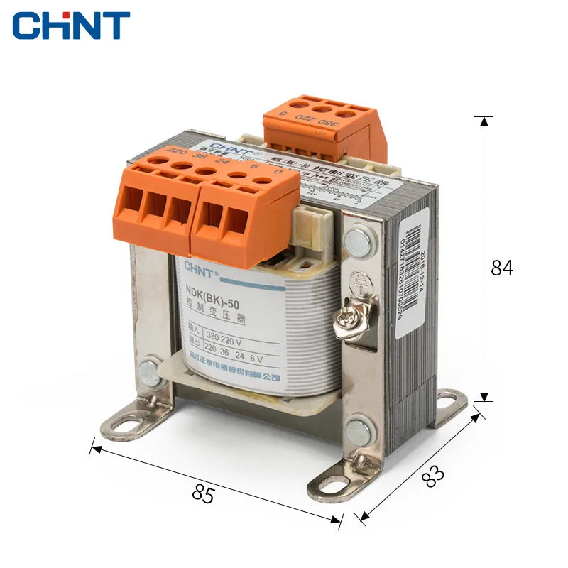 CHINT BK-50VA 110v трансформатор управления NDK-50W 380V220V изменение 24v36v12v трансформатор