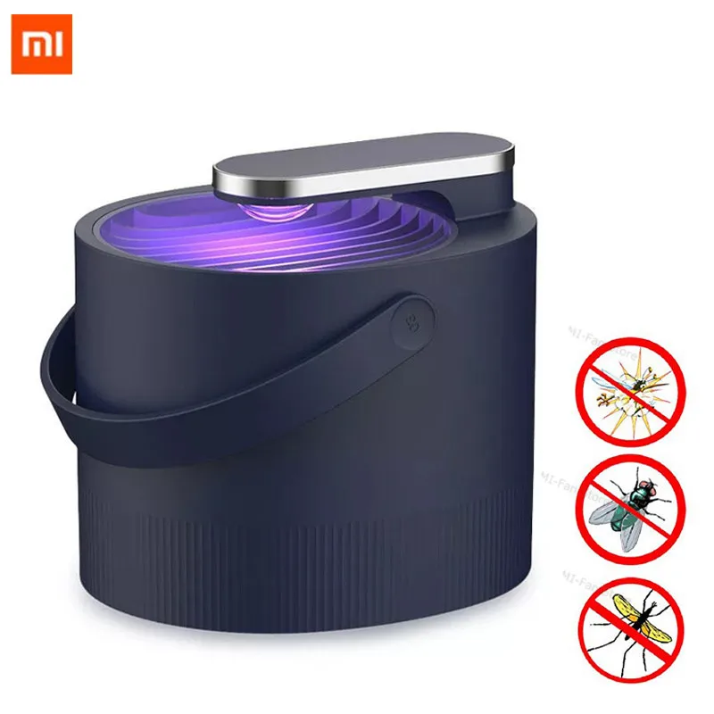 Новейшая Xiaomi Mijia лампа-ловушка для комаров УФ умный светильник USB Электрический фотокаталитический репеллент против комаров лампа-ловушка для насекомых