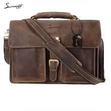 Винтажная Роскошная брендовая сумка-мессенджер, мужская кожаная сумка для ноутбука, лазерные Выгравированные слова, натуральная кожа, мужская сумка-мессенджер