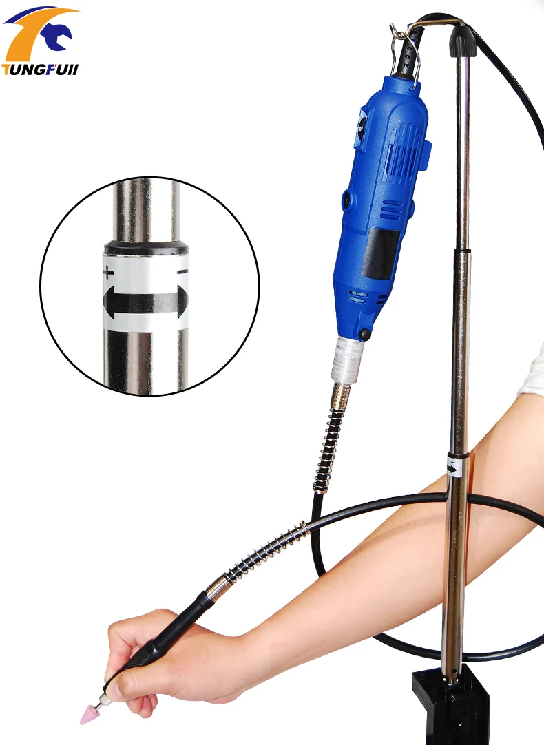 Tungfull Holder Hanger with Stand Clamp Mini Drill Rotary Tool Desk