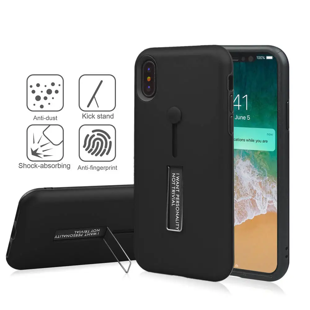 For iphone 5S 6/7/8 PLUS X Fashion Soft silicon Ring Phone Case x Hide Stand Holder Cover 6s case |