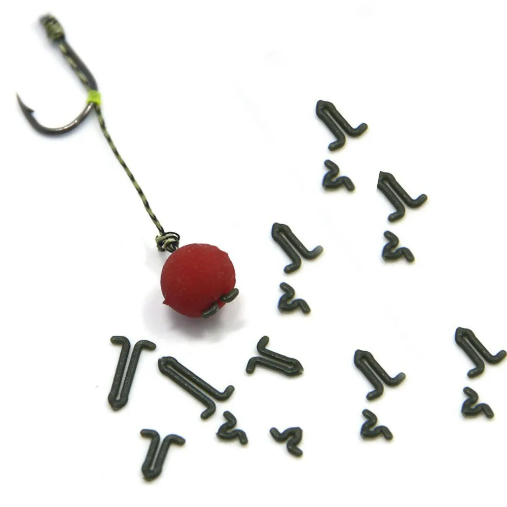 JSM-10-Pcs-Lot-Carp-Fishing-Tackle-Hair-Rig-Boilie-Bait-Dumbell-Stops-Boilie-Stopper-Hair