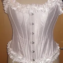 Прямо с фабрики сексуальный Гофрированный стальной корсет с косточками Топ талии корсет, на бюсте талии корсет с ремешком тела формирователь m1632