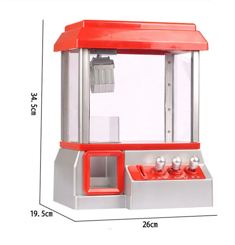 Электронный коготь игра игрушка захватить win конфеты резинки и небольшой игровая консоль мигающий звучание положить в монеты конфеты
