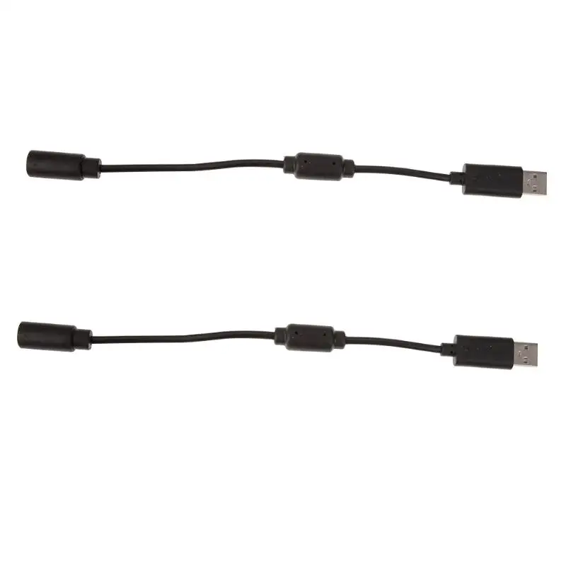 

2 PCS USB Breakaway Lightweight Adapter Cable for Xbox 360 Wired Controllers Cable Connector Charging Converter Kit