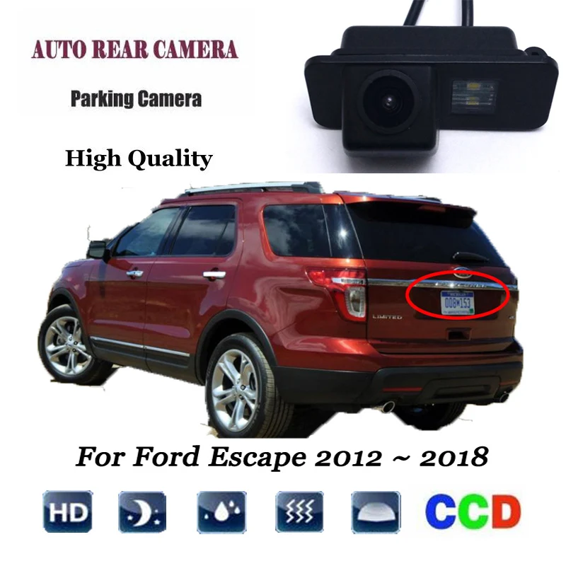 For Ford Explorer U502 2010 2015 Rear View Backup Parking font b Camera b font Rearview