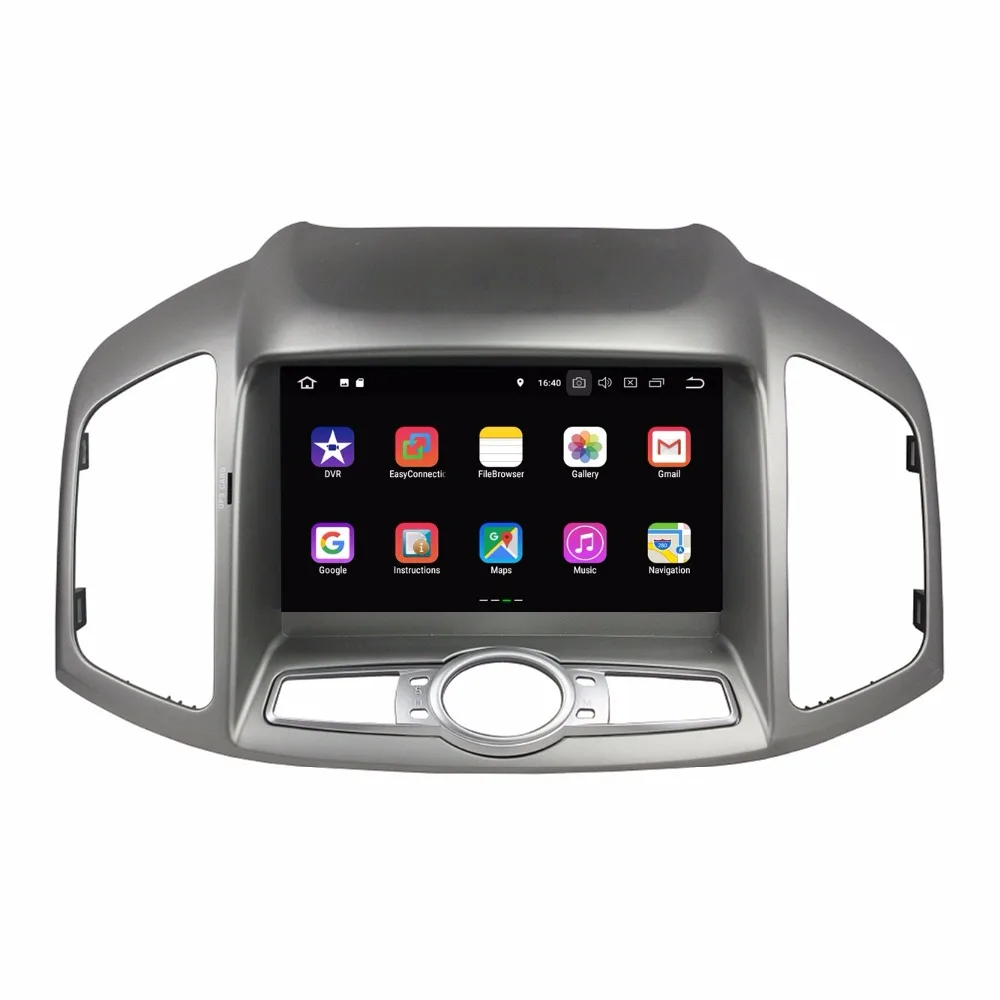 Discount Quad Core 2 din 8" Android 8.1 Car DVD Player for Chevrolet Capativa 2012-2016 With 2GB RAM Radio GPS WIFI Bluetooth 16GB ROM 1