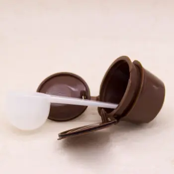 

4pcs Reusable Refillable Coffee Capsule Pod Cup For Nescafe Dolce Gusto Holder Drinking Coffee Filters
