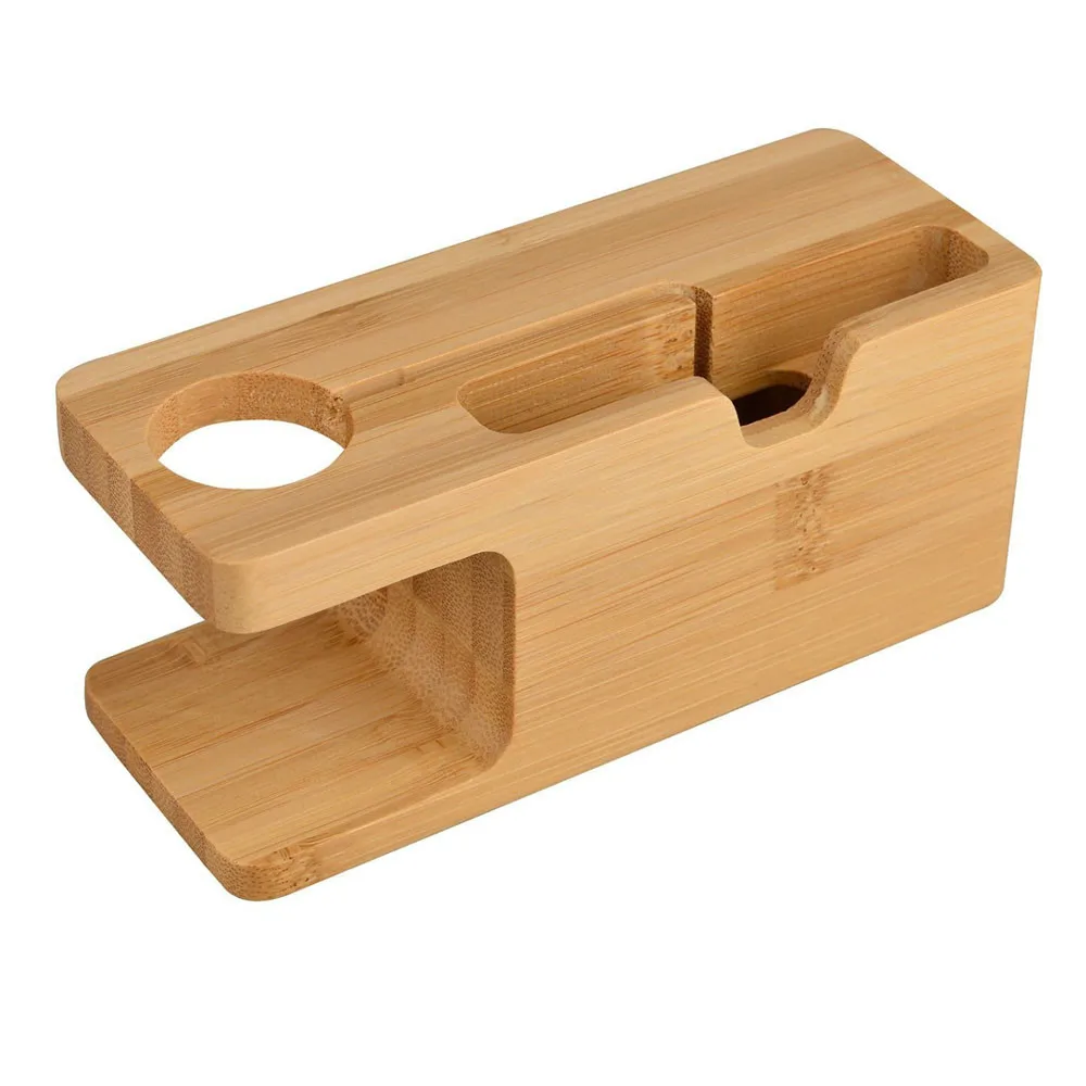  For apple Watch Stand Bamboo Wood Charging Dock Charge Station Stock Cradle Holder for Apple Watch 