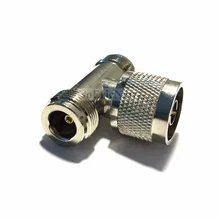 1 шт. адаптер N штекер типа 2 x N Женский Разъем RF сплиттер T тип разъема