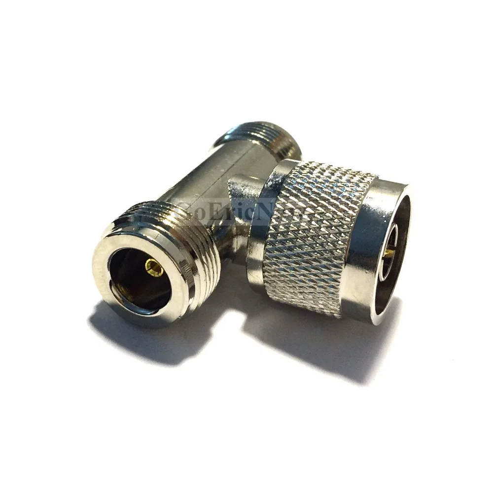 

1 pcs Adapter N Male TYPE plug to 2 x N female jack RF Splitter T Type connector