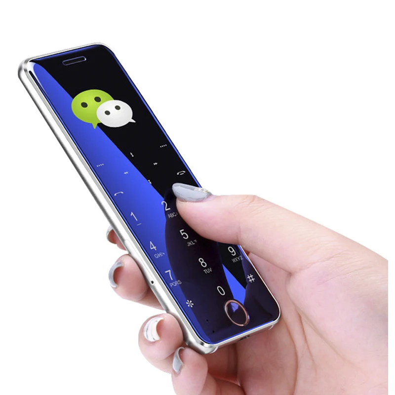 Мини-карты телефон Ulcool V66 ультра тонкий металлический корпус небольшой телефон Bluetooth Dialer 1,67 дюйма fm-радио Две сим-карты PK V36 V66A