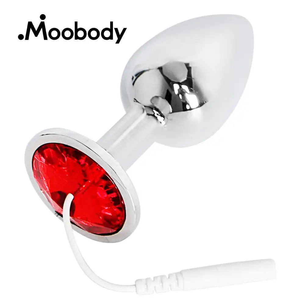 Electro Vaginal Butt Plug &amp Anal For Pulse Therapy Massager Electric Shock Metal Dildo Beads Sex Toys Men Women | Красота и