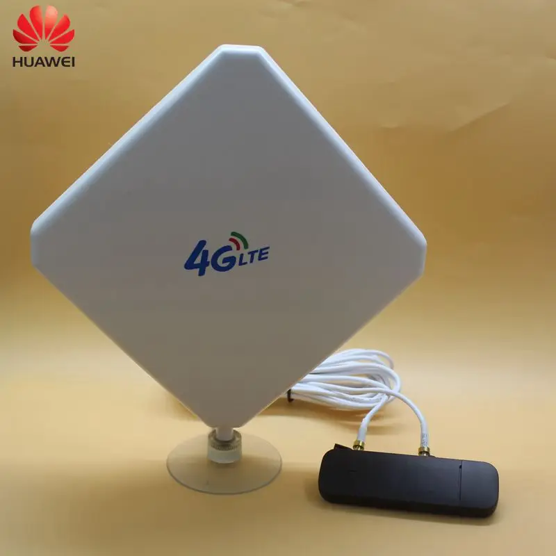 Разблокированный huawei E3372 E3372h-607 плюс пара антенны 4G LTE USB ключ 150 mbps-модем USB модем PK K5160