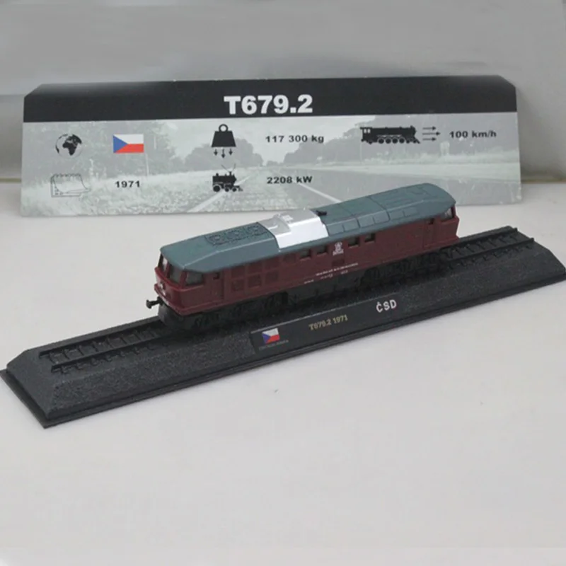 

1:160 Scale CZECHOSLOVAKIA T679.2 1971 2002 BTTB CSD Static Alloy Model Train Children's toys
