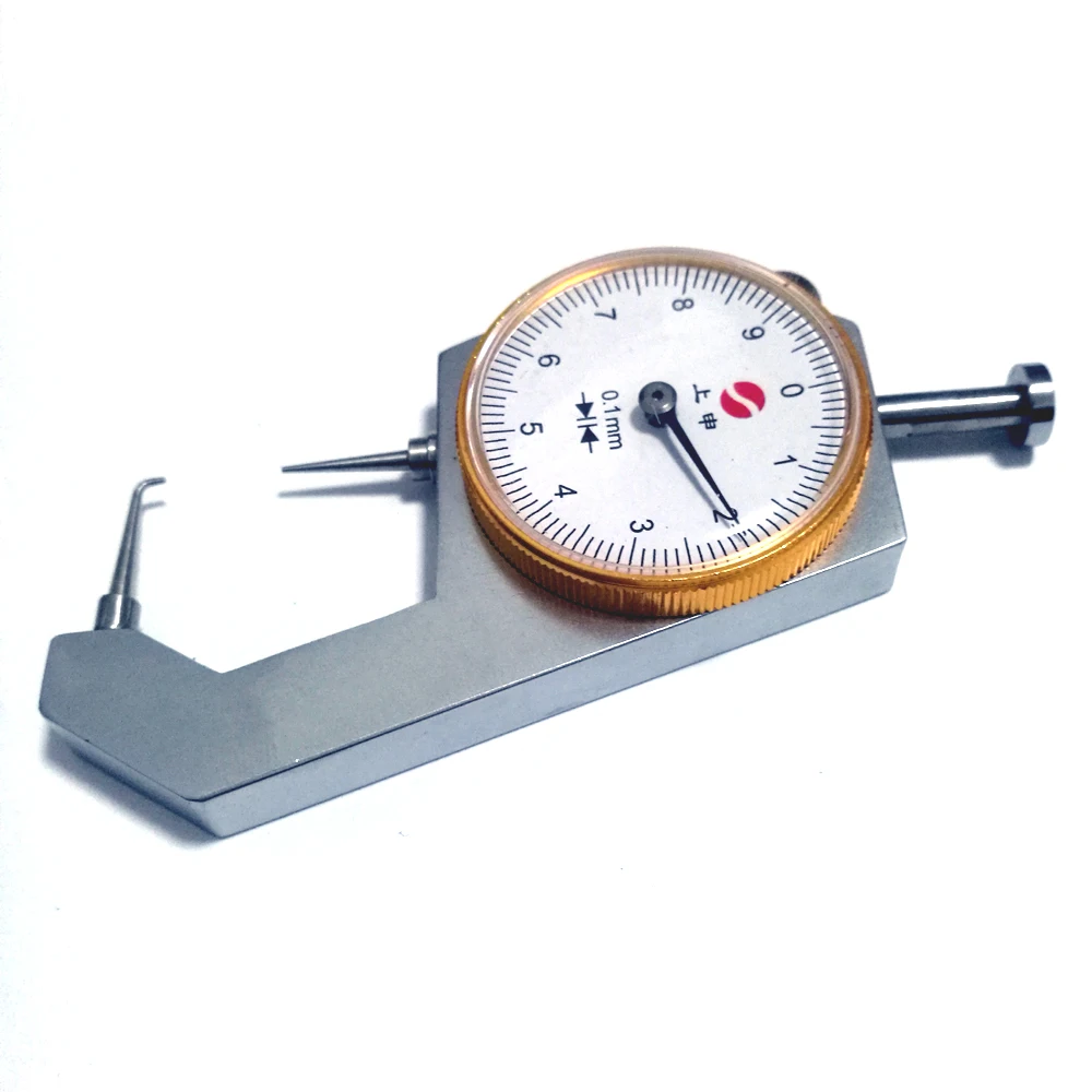

Dental Lab Product Caliper With Watch For Measuring Thickness of Metal Watch Showing Thickness,Measuring range:0-10mm