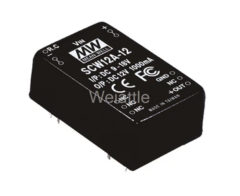

MEAN WELL original SCW12B-12 12V 1000mA meanwell SCW12 12V 12W DC-DC Regulated Single Output Converter