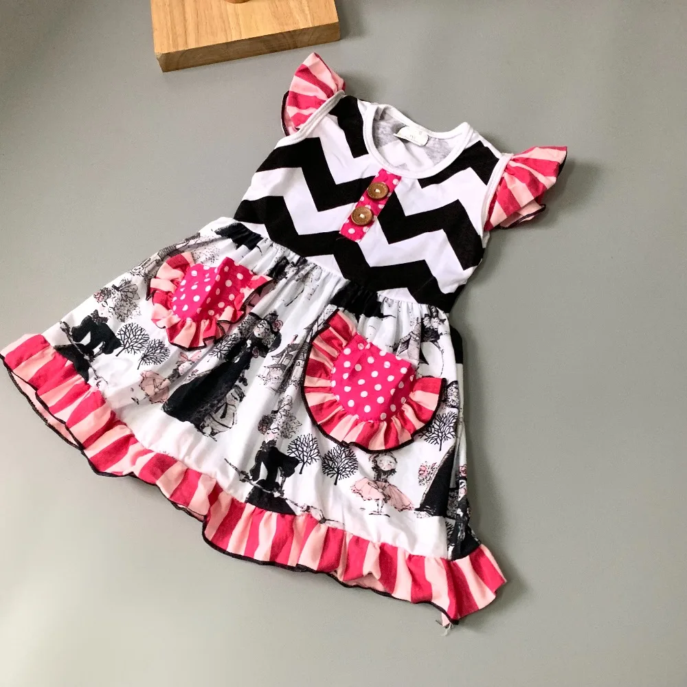 

Smaller Baby Age:3M-2T 2018 New Design Summer Style Lace Packets Stripe/Floral/Alphabelt Ladies Print Fashion Baby Girl Dress