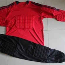 Для взрослых высокая эластичность полиэстер Вратарские наборы Дышащие футбольные Вратарские костюмы униформа одежда вратаря с длинным рукавом трикотажные изделия