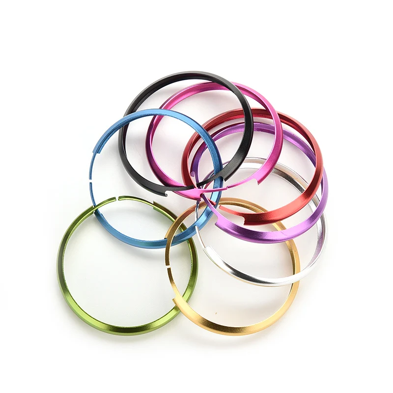 

8 Colors Protective Aluminium Ring For The Mini Key Keychain Metal Ring Decoration Car Remote Key Ring