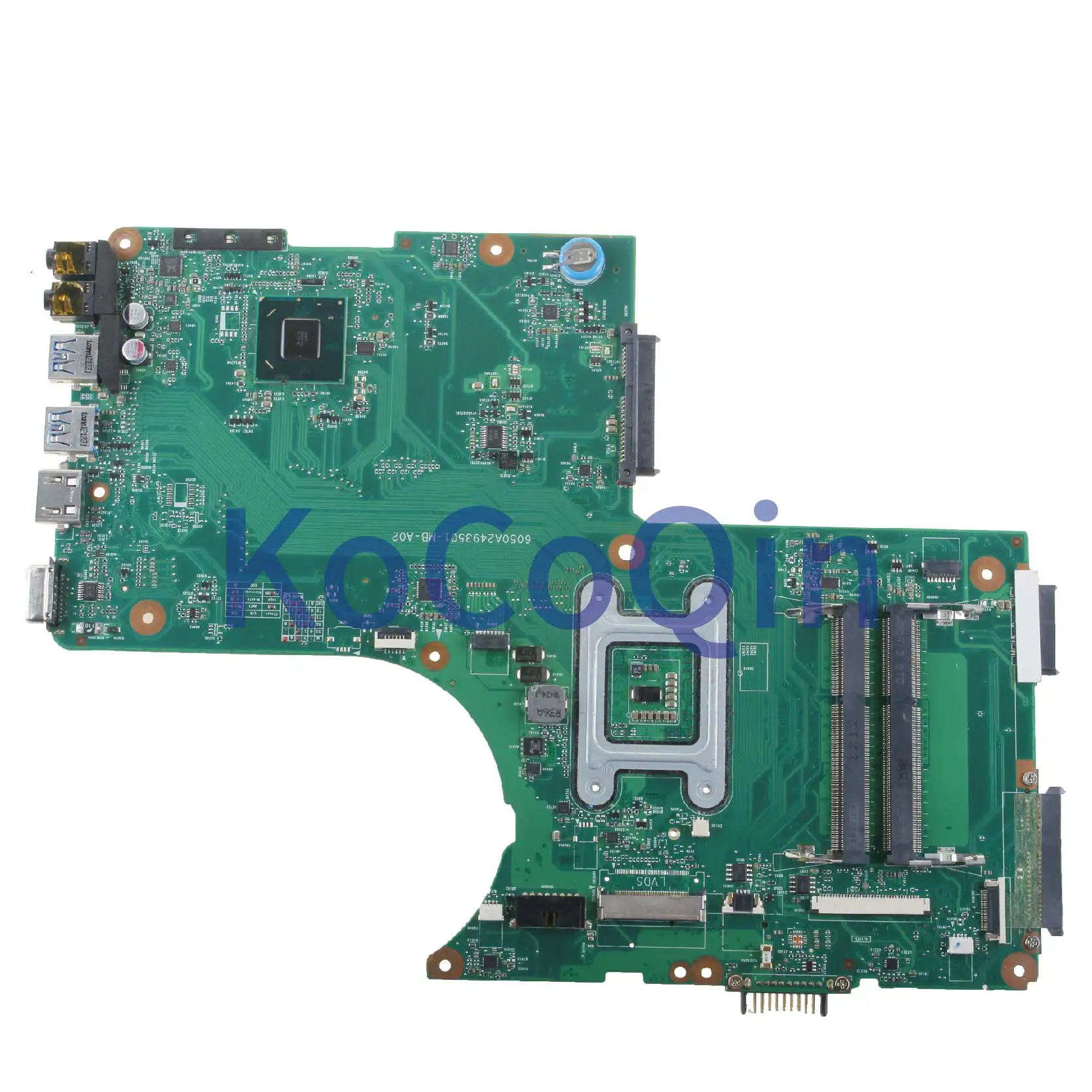 amazing  KoCoQin Laptop motherboard For TOSHIBA Q0SMI0 X870 X875 LVDS MAINBOARD V000288020 6050A2493501-MB-A