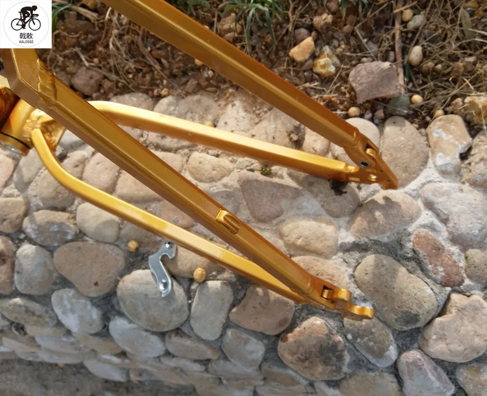 Discount Kalosse BB 68mm  Mountain bike   folding  frame    electrical  mountain bike frame   electric  bicycle frame   17inch 5