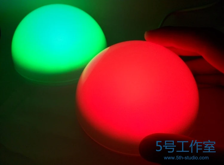 

RGB full-color LED Aurora gravity sensing atmosphere lamp Creative DIY 51 singlechip electronic design suite: