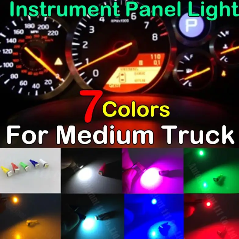 25x 12V Dashboard T5 Led Bulb 286 Dash Gauge Instrument Panel Light For