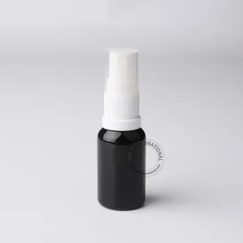 

Free Shipping 15ml Black Essential Oil Bottle,1/2 oz Glass Spray Bottle,15cc Glass Perfume Atomizer, Empty Packaging 30pcs/lot