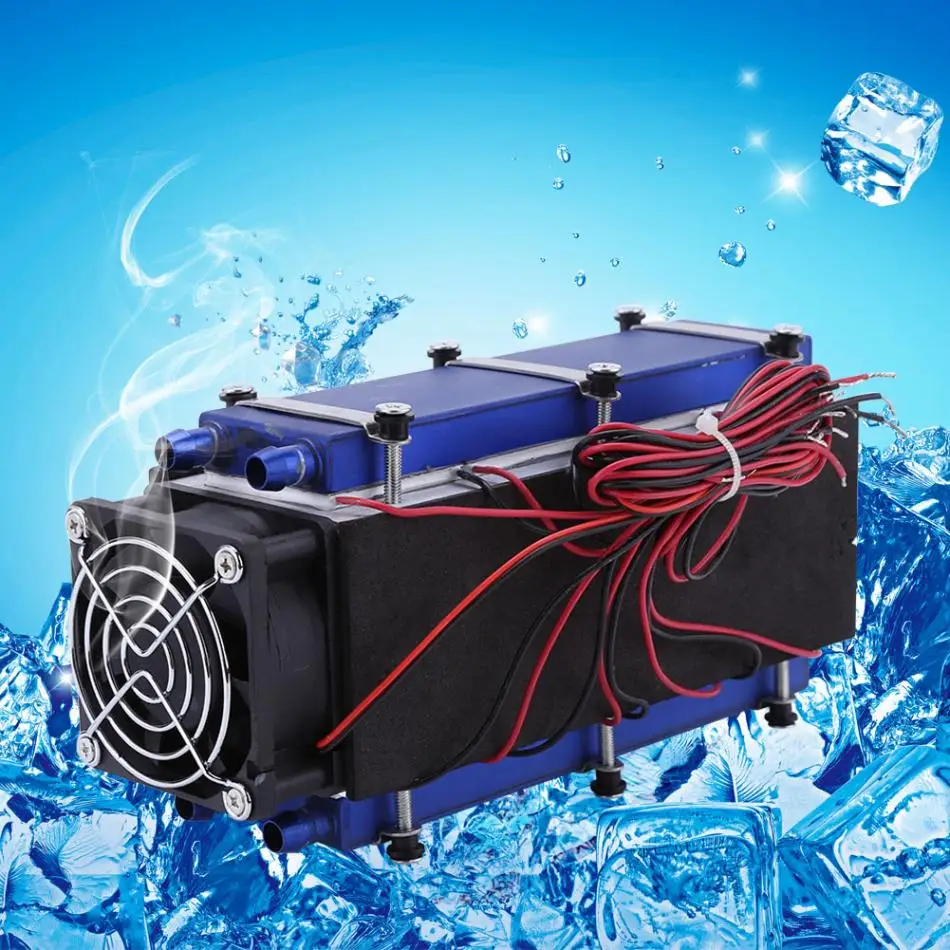 

Thermoelectric Peltier Coolers 12V 576W 8-Chip TEC1-12706 DIY Thermoelectric Cooler Refrigeration Air Cooling Device