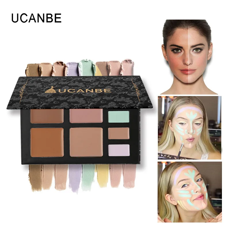 

UCANBE Brand Contour Concealer Makeup Palette Full Cover Camouflage Cream Face Base Correcting Foundation Primer Cosmetics 20g