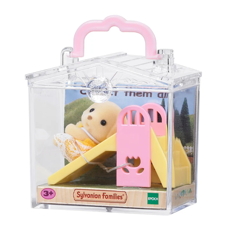 Sylvanian Семейный комплект с собачкой и горкой домик для кукол животными Меховая