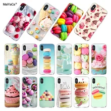 MaiYaCa чехол для телефона для iphone 7plus 8 6S plus X XS MAX XR 5S iphone 11 11pro max принципиально розовое сердце с рисунком Десерт Мороженое Торт макарон