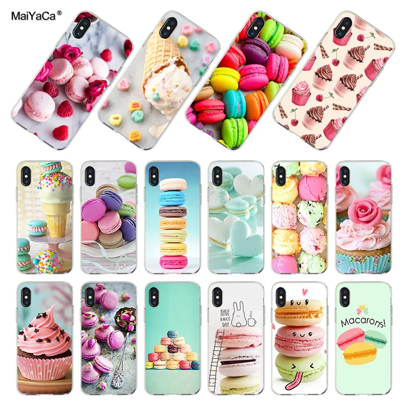 Чехол для телефона MaiYaCa iPhone 7plus 8 6SPlus X XS MAX XR 5S iphone 11 11pro max funda розовое сердце Десерт