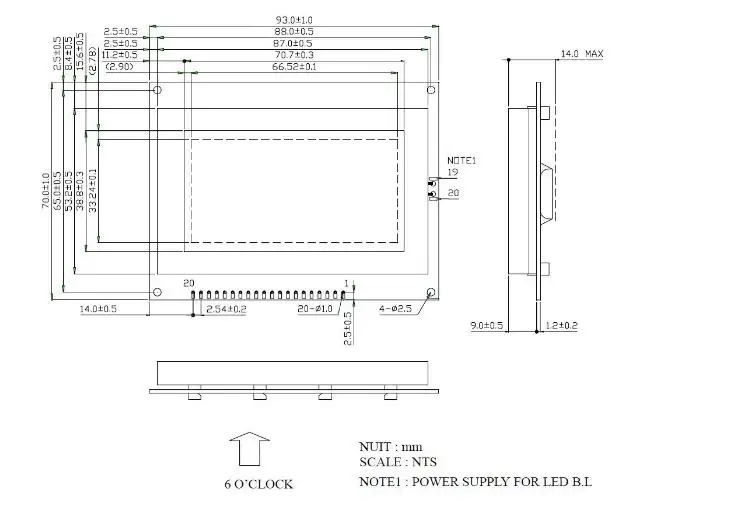 YM12864J drawing1
