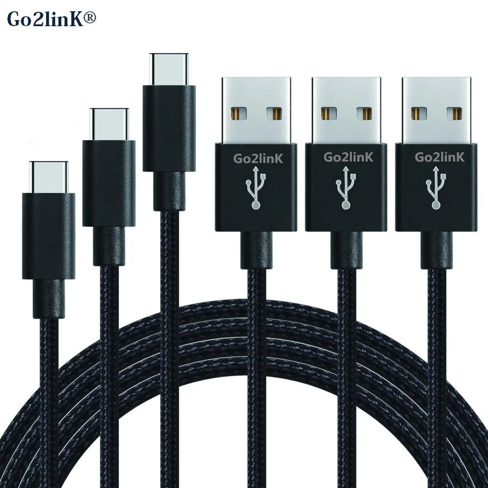 Go2linK usb type C Кабель USB 3,0 type-C PowerLine USB-C зарядный кабель type C 3,0 Для samsung Xiaomi huawei