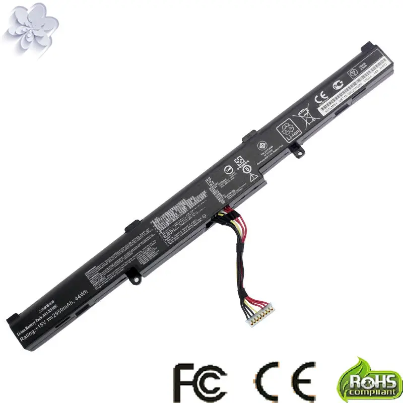 4 ячейки A41-X550E Батарея для ASUS R752LJ R752LD R752LB R752M R752L R751J X751M F450E X450E X450 X550 X550E X751L X751M