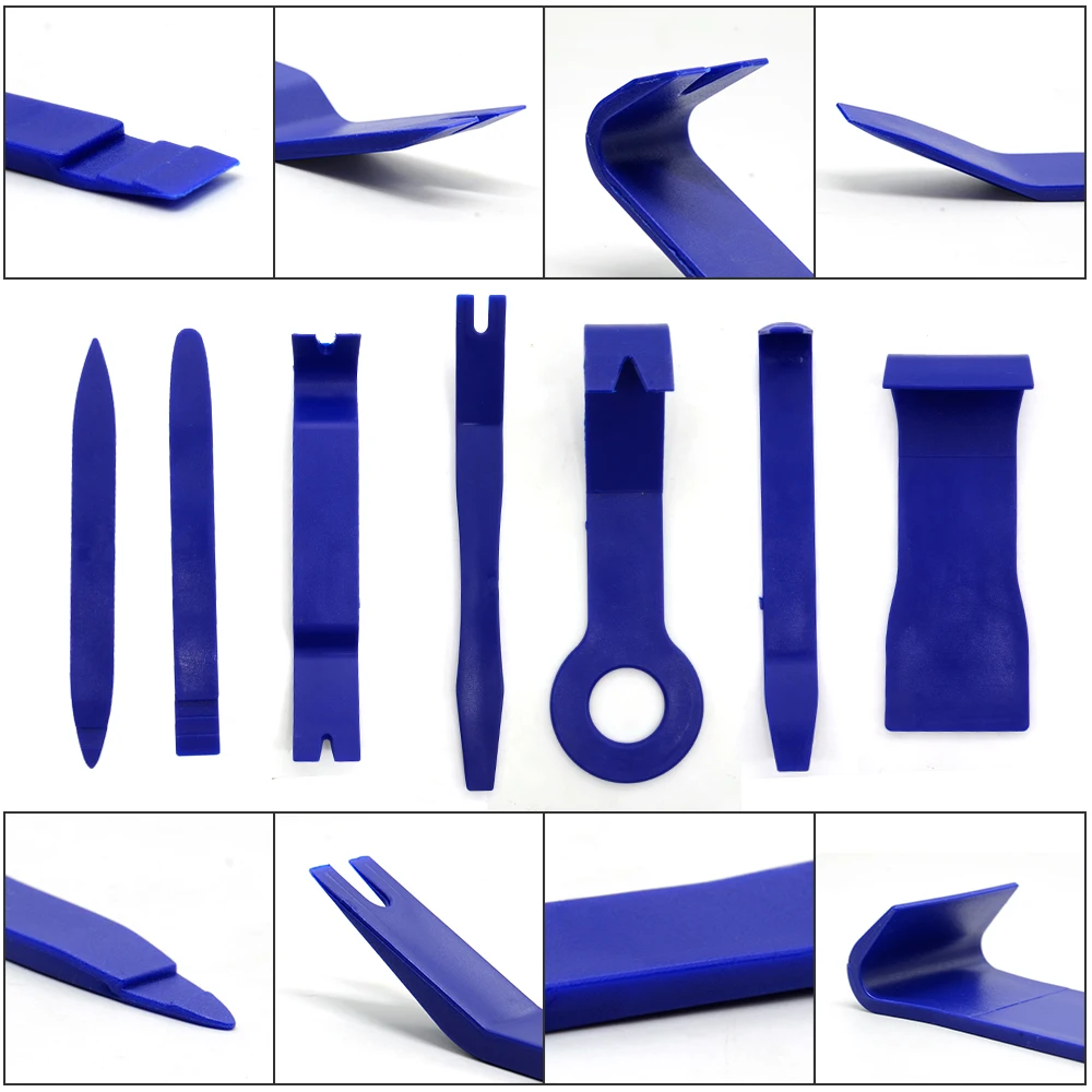 

7pcs/set Auto Vehicle Interior Dash Radio Audio Car Door Clip Panel Trim Remove Install Open Kit Hand DIY Fix Repair Tool