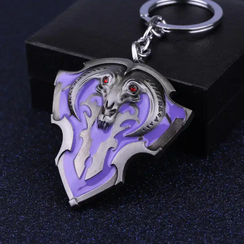 Mqchun Game Dota 2 Metal Keychain Vanguard Shield Key Chains
