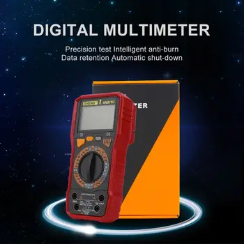 

AN819C Digital Multimeter LCD Display AC/DC Ammeter Resistance Capacitance Tester