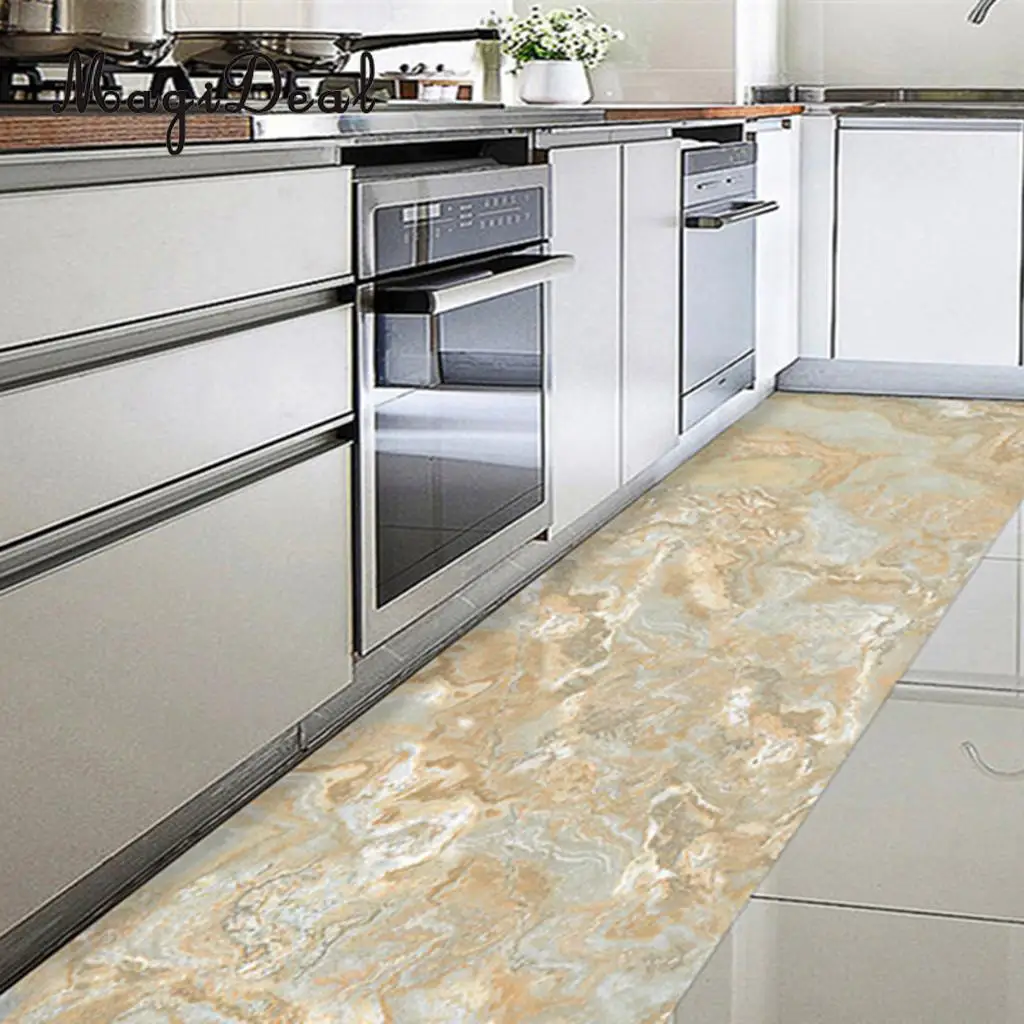 MagiDeal Home Decor Self-adhesive Cobblestones Murals Bathroom Kitchen Floor Stickers Wall Decals