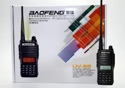 Baofeng uv-66 Двухканальные рации CB радио 128ch 5 Вт двухдиапазонный УКВ фонарик Ручной uv66 для Охота Портативный трансивер