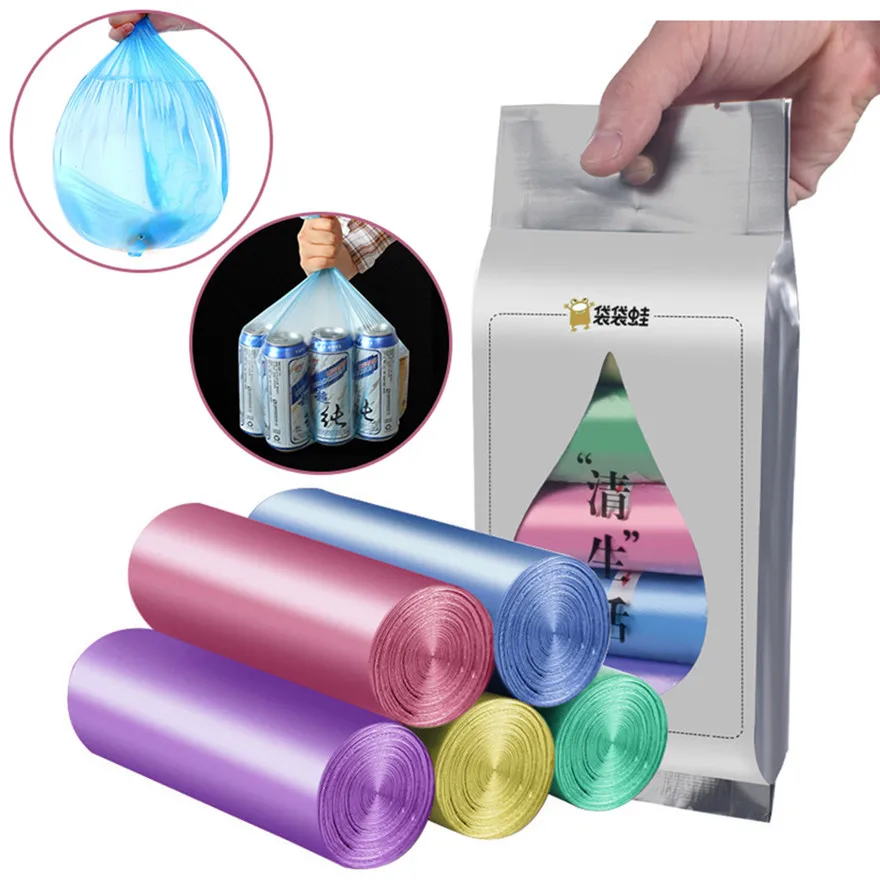 150pcs Thicken Disposable Garbage Trash Cans Wastebaskets Waste Bags