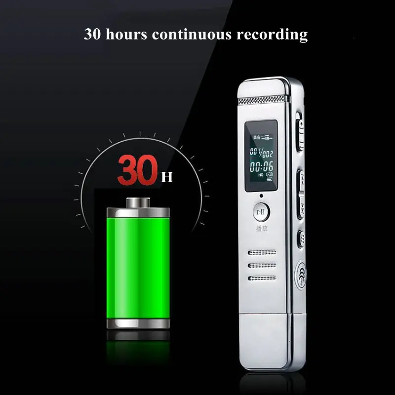 Vandlion V18 Digital Audio Voice Recorder Professional Voice Activated Recording Portable MP3 Player Rechargable U-disk Recorder Vandlion V18 Digital Audio Voice Recorder Professional Voice Activated Recording Portable MP3 Player Rechargable U-disk Recorder