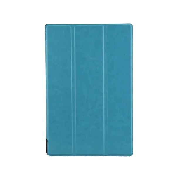 

Original Design Leather Ultra-Slim Stand 3-folded Folio Smart Case Cover for Sony Xperia Z2 Tablet + Screen Protector Film + Pen