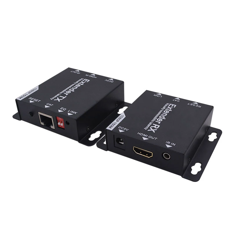 Synchronize HDMI USB Extender RJ45 IP KVM With Wide IR By