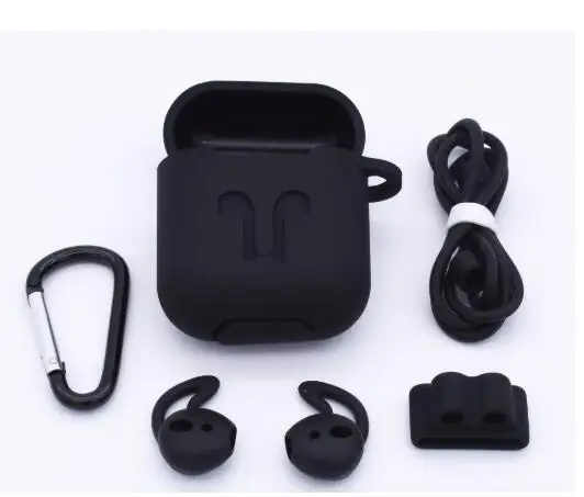 5Pcs/Set Silicone Wireless Bluetooth Earphones Case For Airpods Apple i10 i30 TWS Earbud Earphone accessories Protective Cover